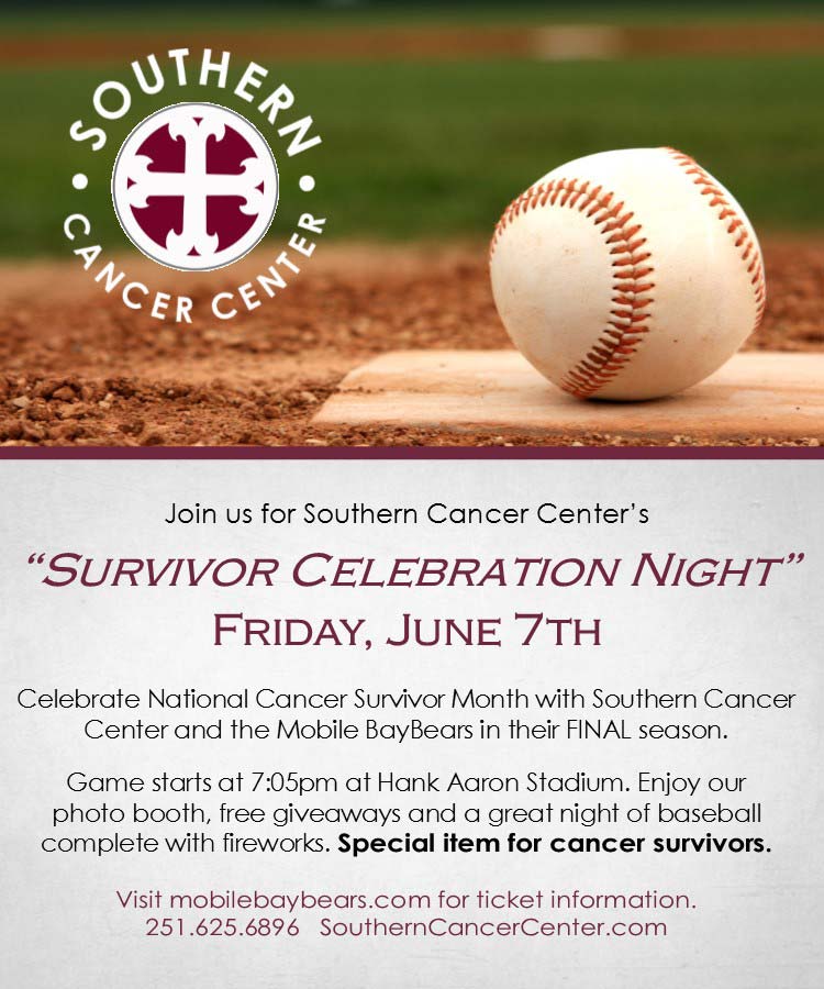 Save the Date Survivor Night  Southern Cancer Center